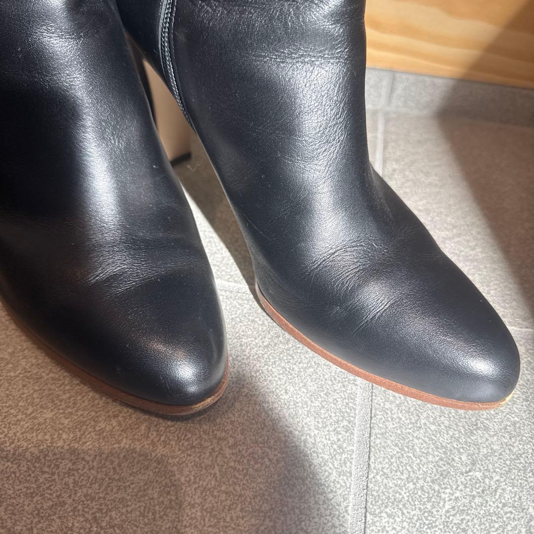 【SALE】DIANA ブラックレザー ロングブーツ