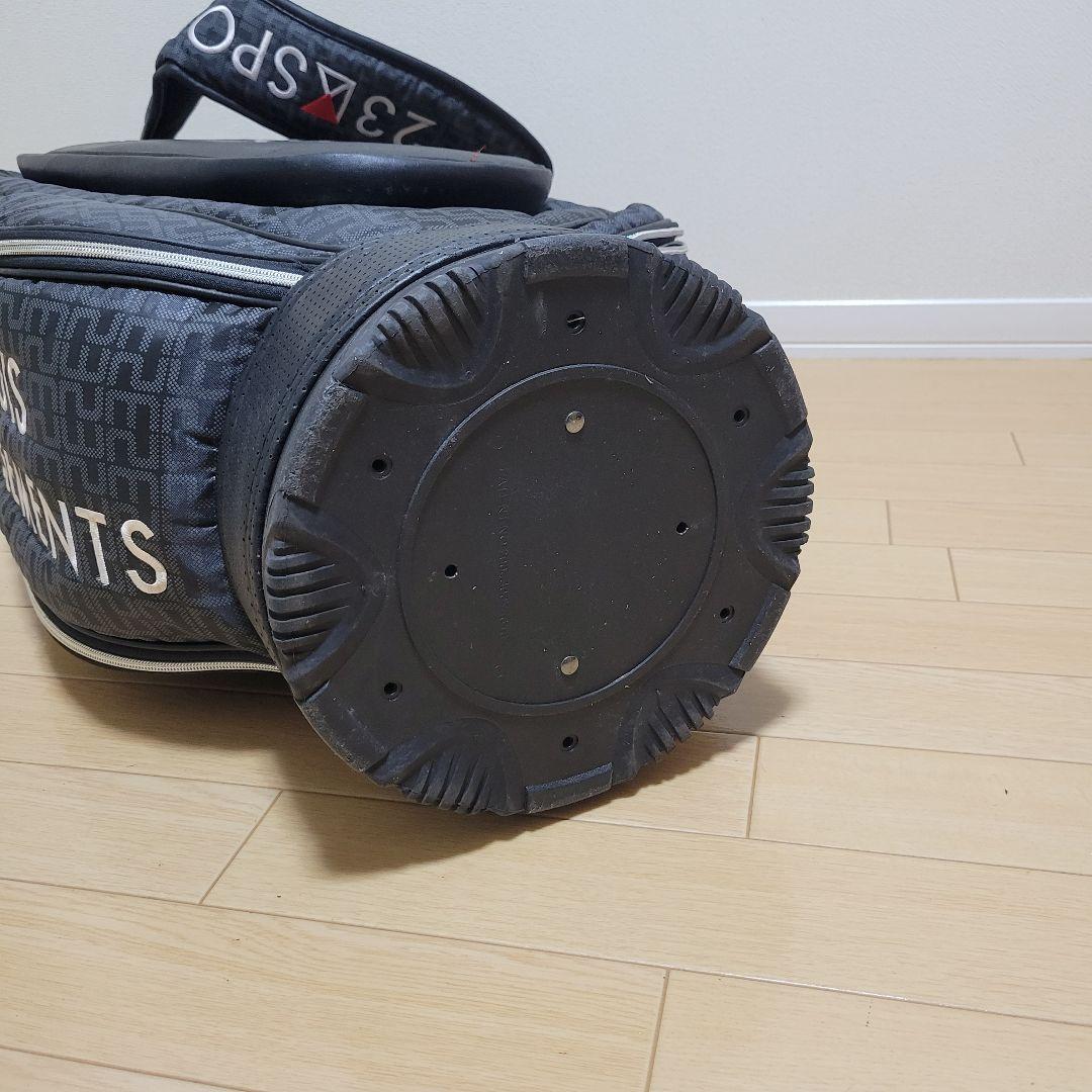 23区GOLF キャディバッグ ゴルフバッグ ブラック