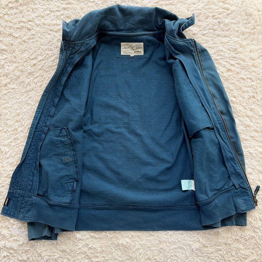 AVIREX 硫化染め フェード加工 USAAF 変形 ギミック パーカー