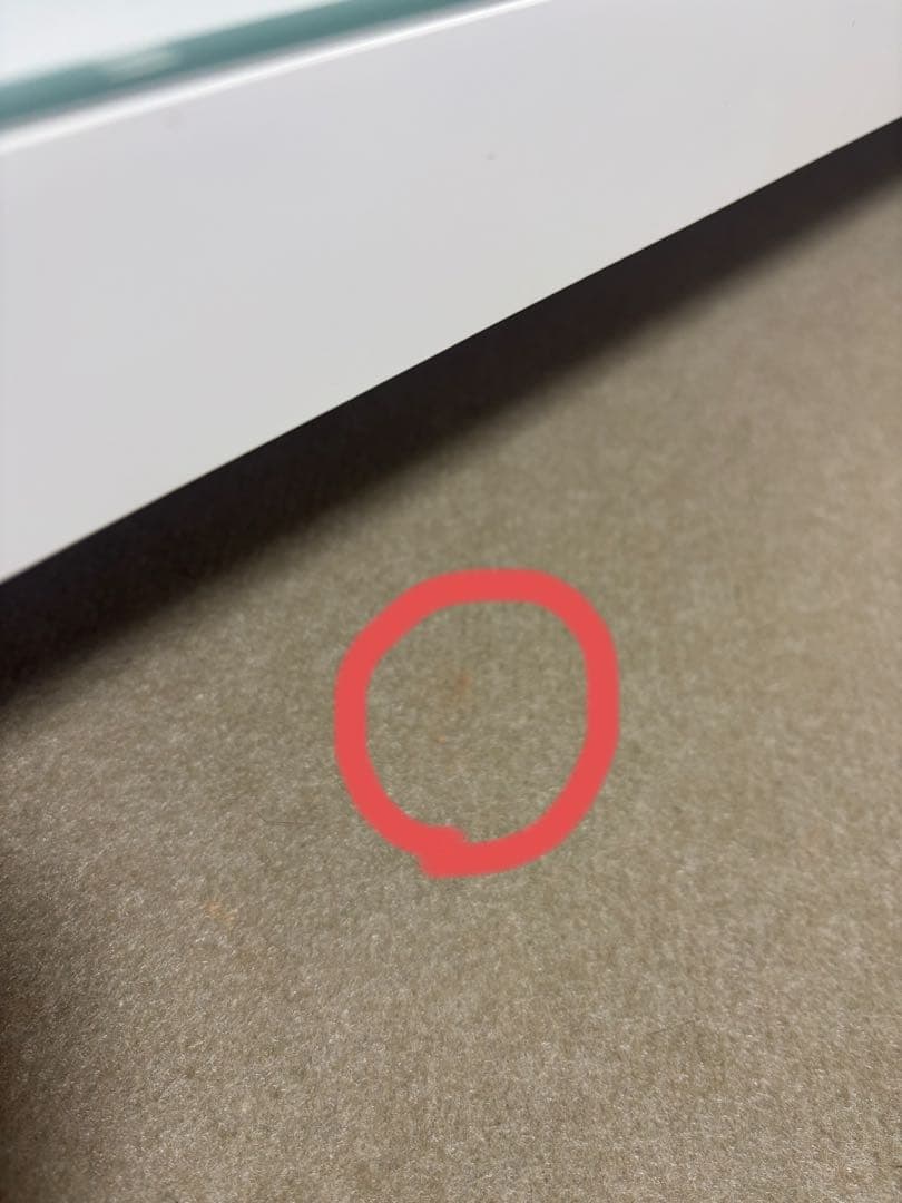 IKEA MALM ドレッサー ホワイト 120x41 cm ガラス天板付き