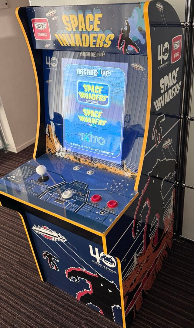 希少品ARCADE1UP スペースインベーダー 40周年記念モデルTAITO