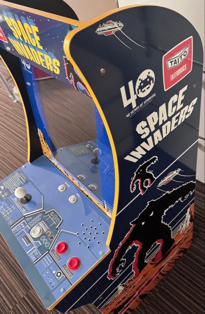 希少品ARCADE1UP スペースインベーダー 40周年記念モデルTAITO