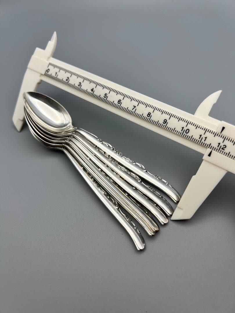 SILVER950　刻印　スプーン　6点セット　重量約77g　銀食器 銀細工