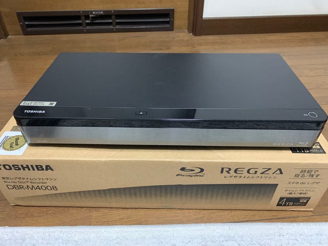 TOSHIBA REGZA DBR-M4008 ブルーレイレコーダー