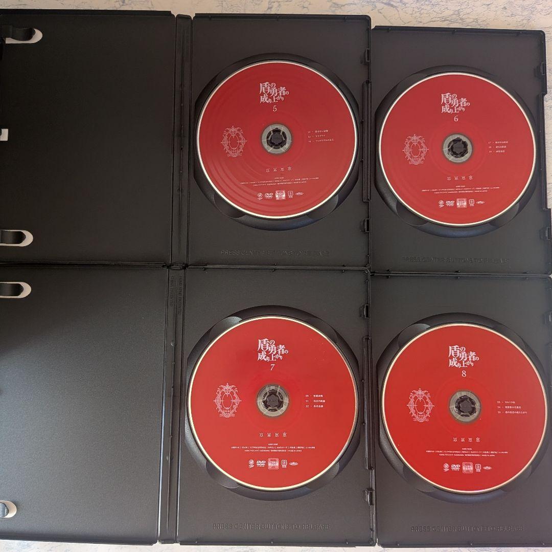 DVD　盾の勇者の成り上がり　1期 全8巻、2期 全6巻　計14巻　新品ケース