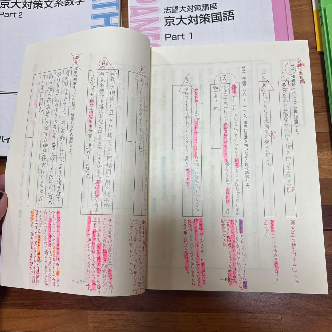 【バラ売り可】東進ハイスクール　京大対策文系科目教材セット