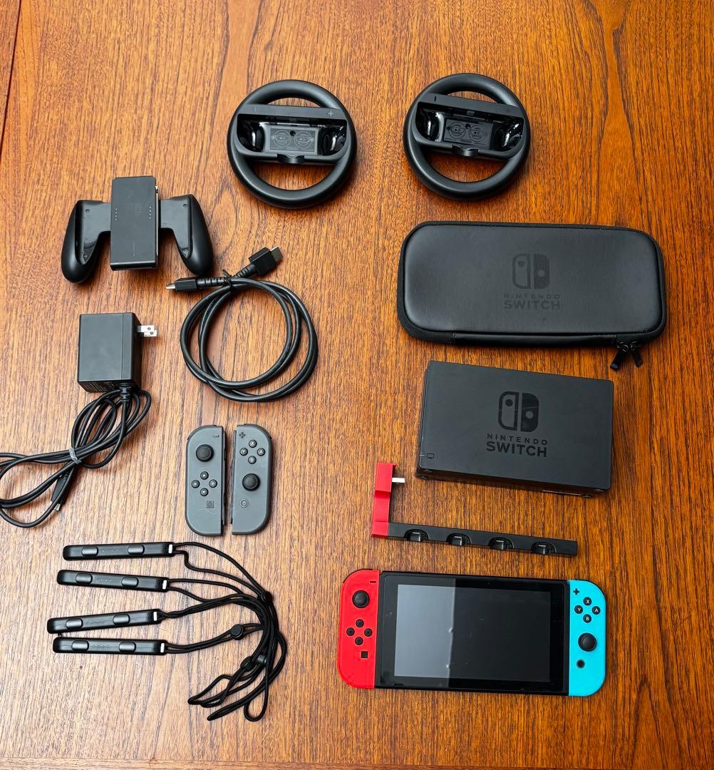 Nintendo Switch 本体 純正ジョイコン4個＋その他付属品
