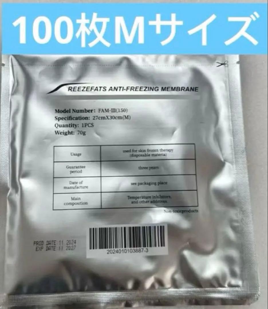 100枚脂肪Lサイズ冷却シート不凍シート