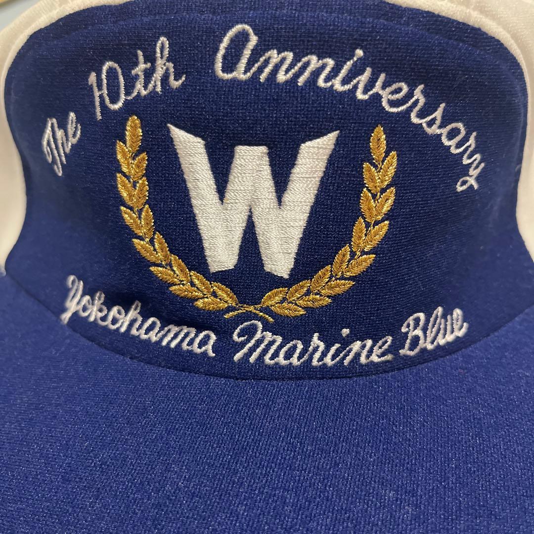 大洋ホエールズ 横浜マリンブルー 10周年記念キャップ 帽子　Rawlings