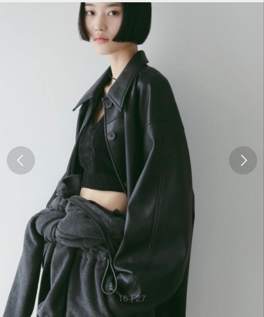 anuke エコレザージャケット　新品未使用