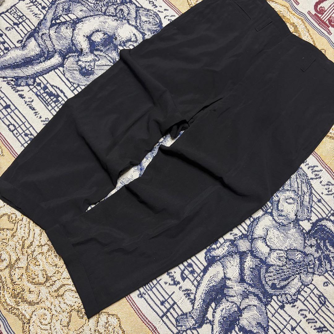 50s 60s ウールギャバジンスラックス ブラック ギャバスラ レーヨン