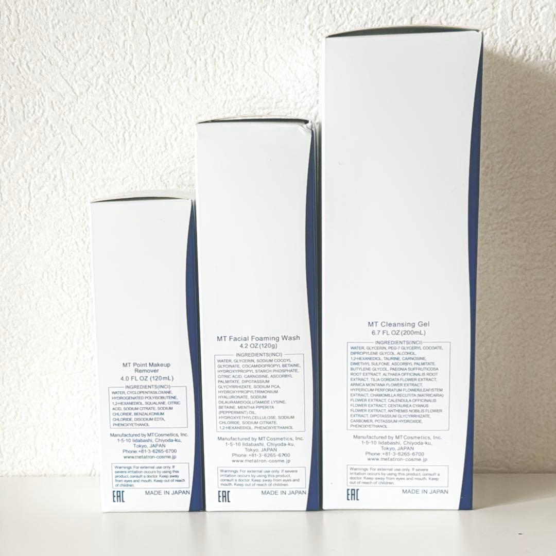 MT クレンジング・フェイシャルウォッシュ・ポイントメイクリムーバー セット