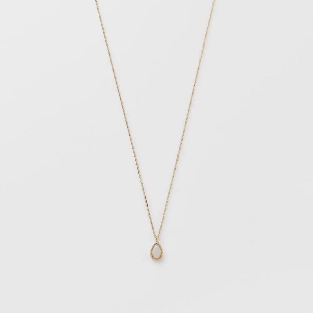 ageteアガット　 K10オパールネックレス