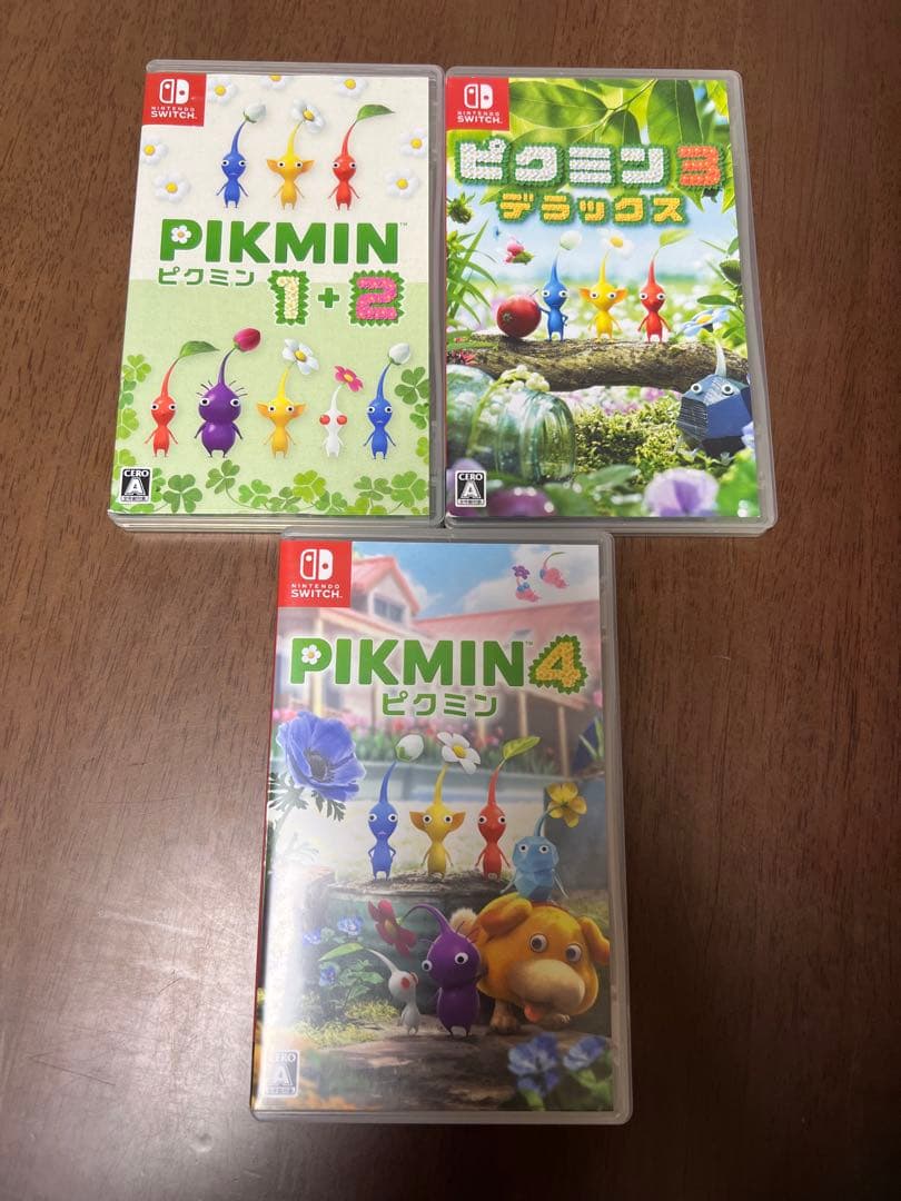 Pikmin 1+2 & Pikmin 4&ピクミン3デラックス　3点セット