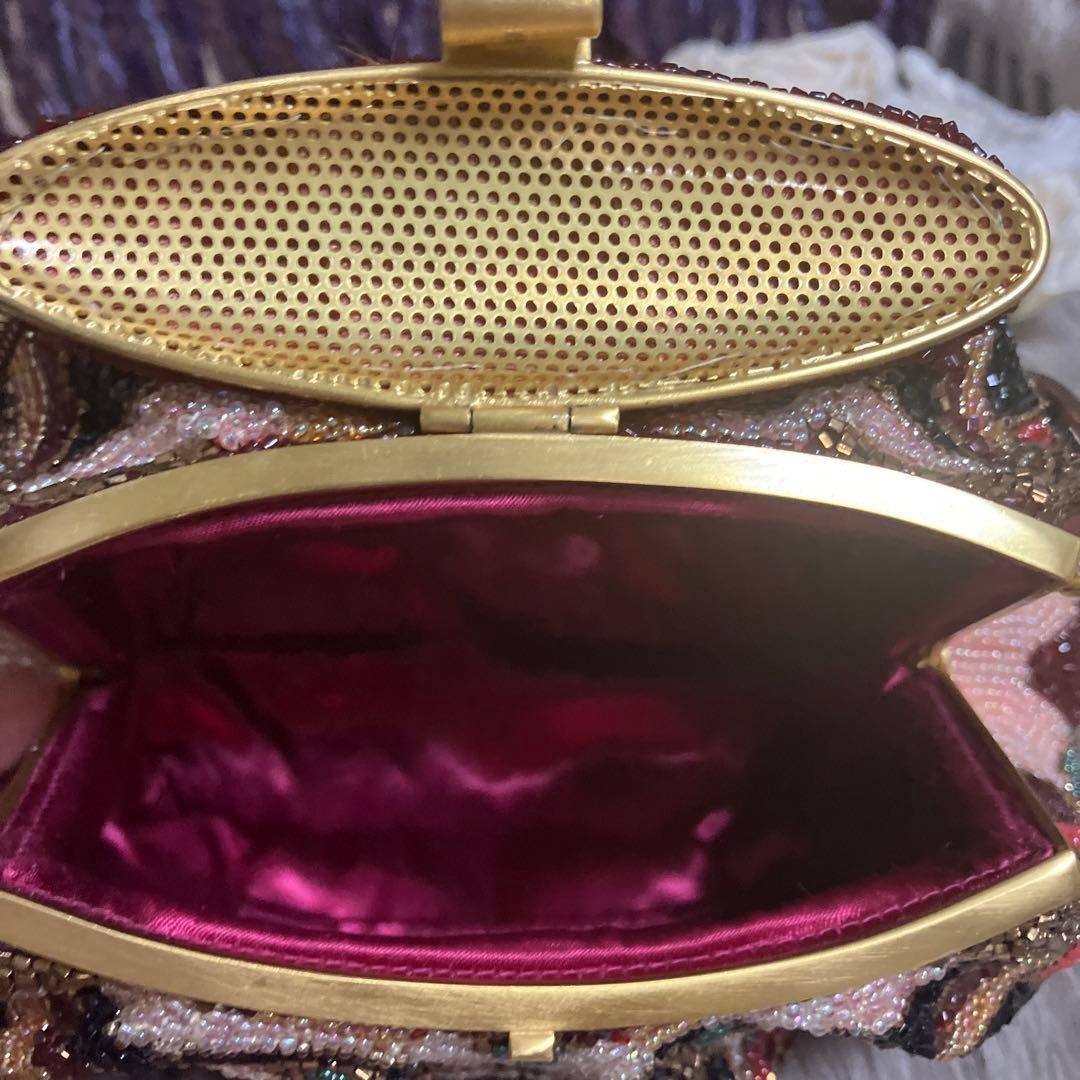 ｛皇室御用達ルミーはしもと｝ 高級ビーズバッグ