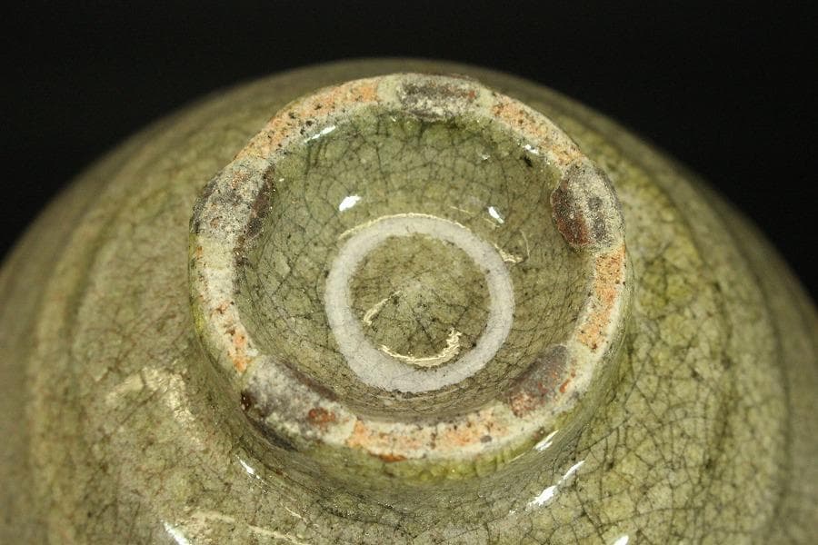 茶道具 高麗窯 高麗井戸茶碗 煎茶 箱入 (メ390)