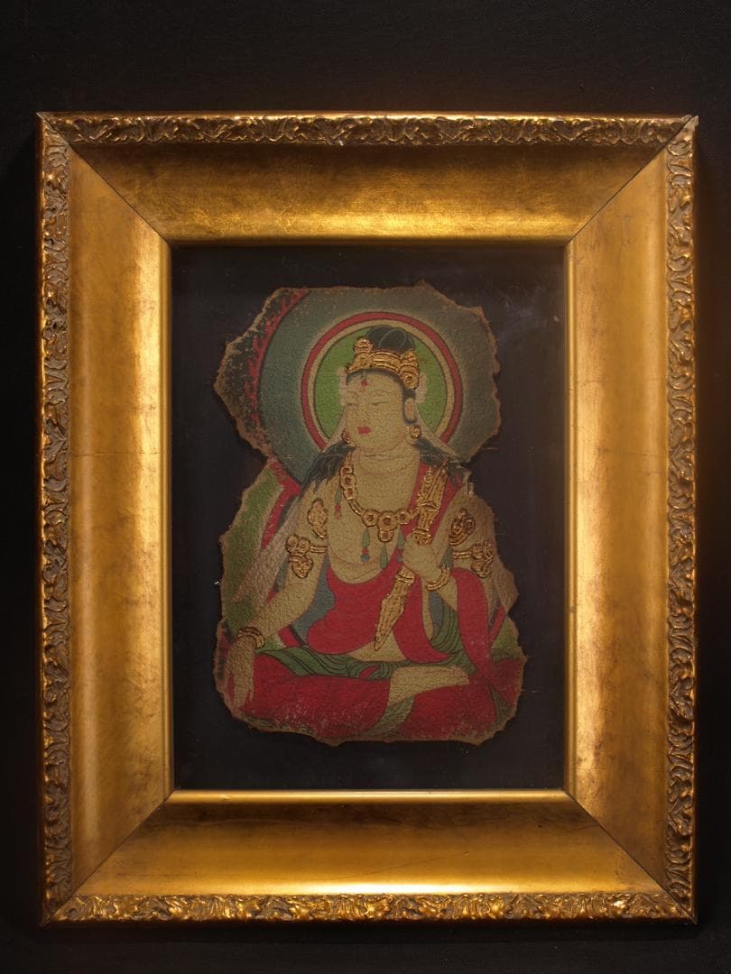 中国の壁画　戦時のもの　人物図　貴重品 古美術 AK1885A7-2