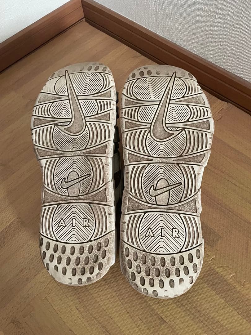 Nike モアテン　スライド　サンダル　ブラウン　ホワイト　28