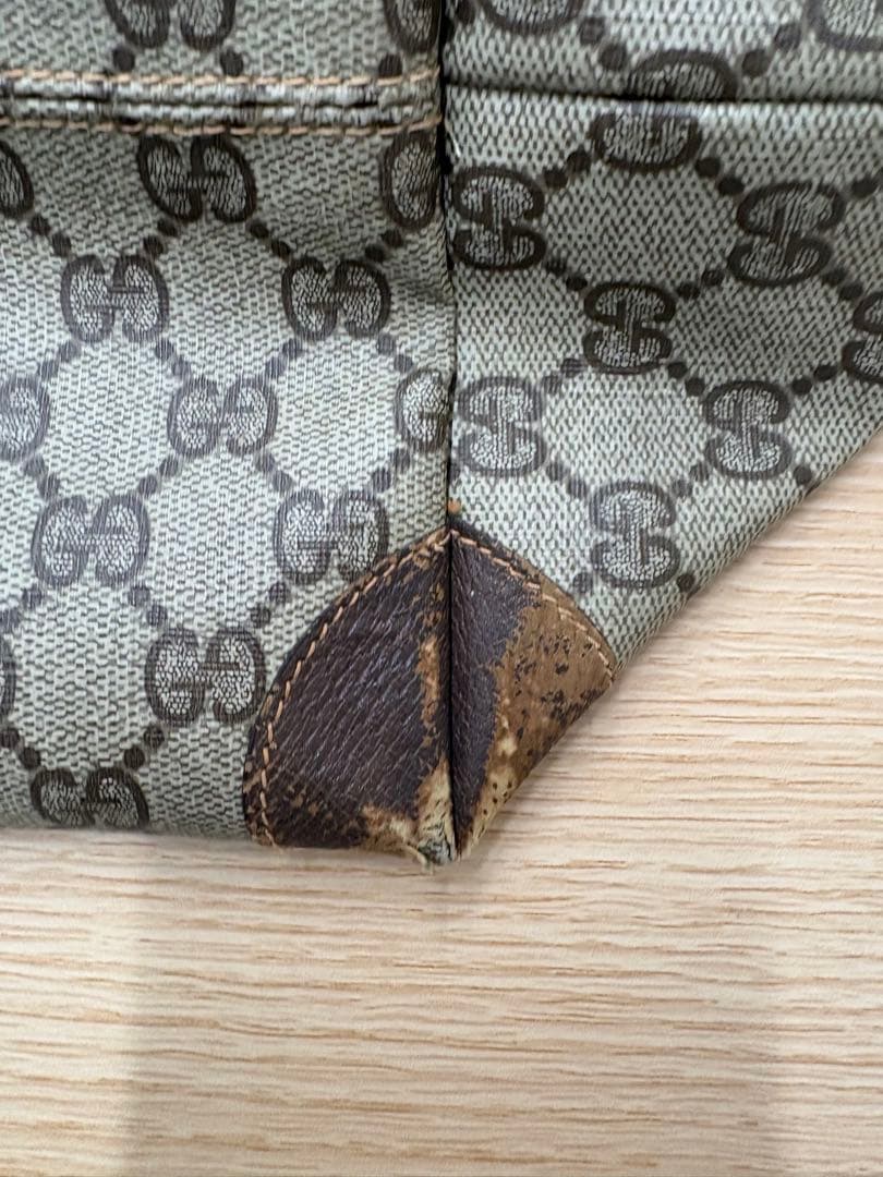 GUCCI グッチ ボストンバッグ GG柄 シェリーライン オールドグッチ