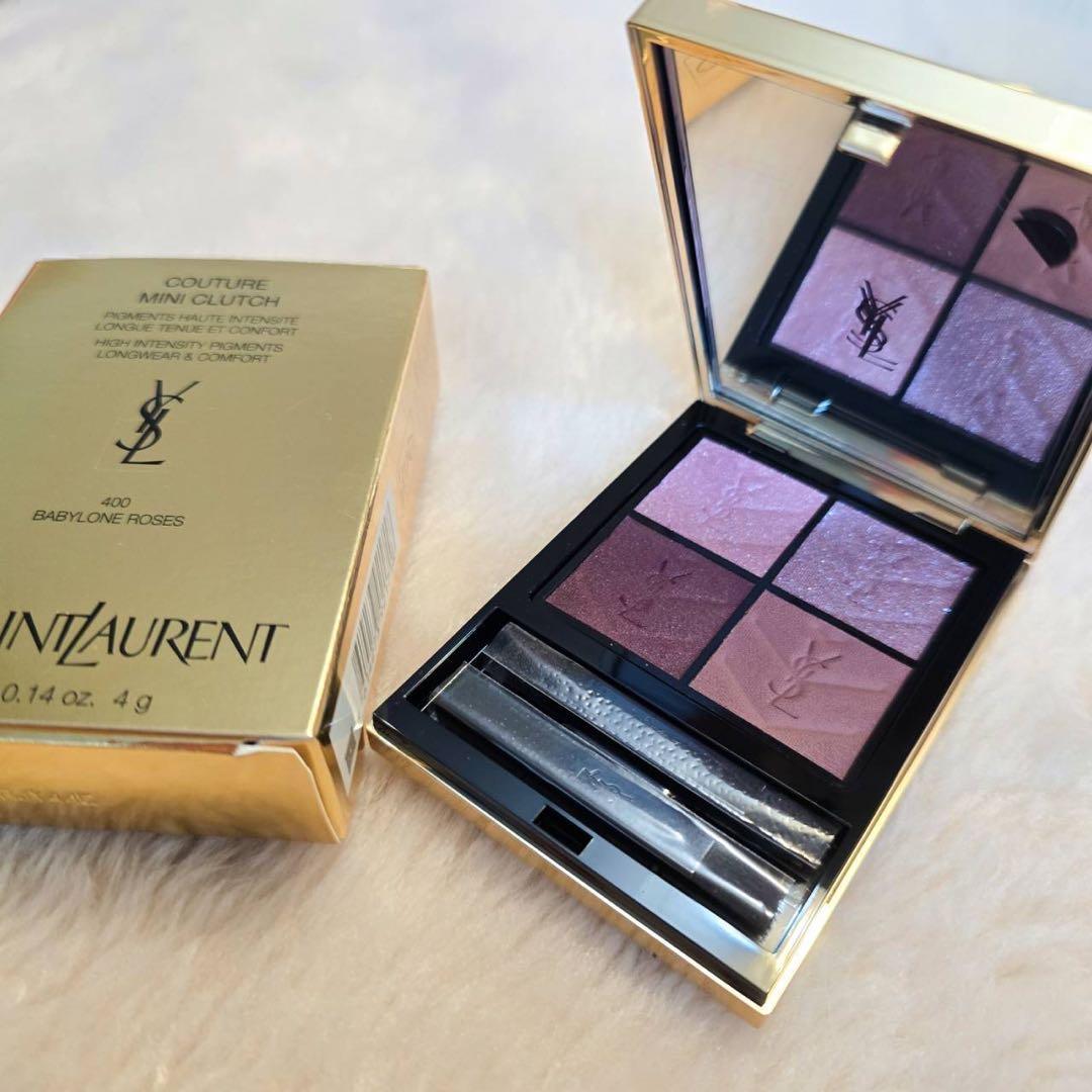 【新品未使用】 イヴサンローランクチュールミ ニ クラツチ 400