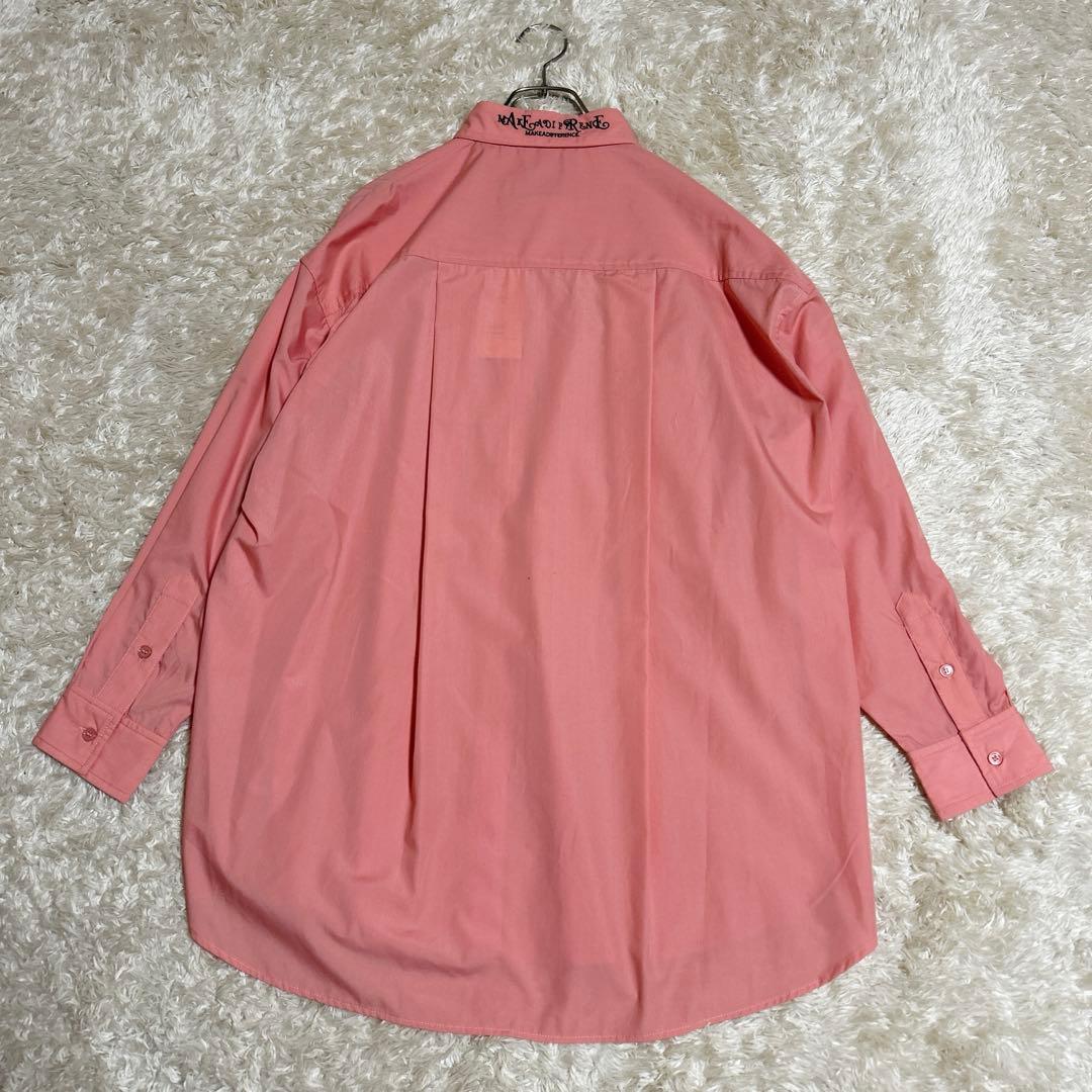【新品未使用】トーマスマグパイ シャツ ブラウス 襟にロゴ ピンク ノンアイロン