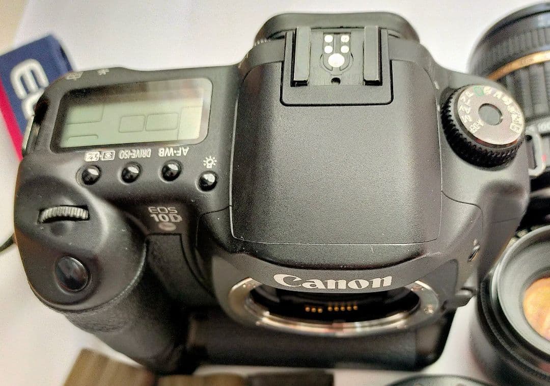 デジタルカメラ EOS10D, BG-ED3, 50mm f1.8, 18-200mm, 1G