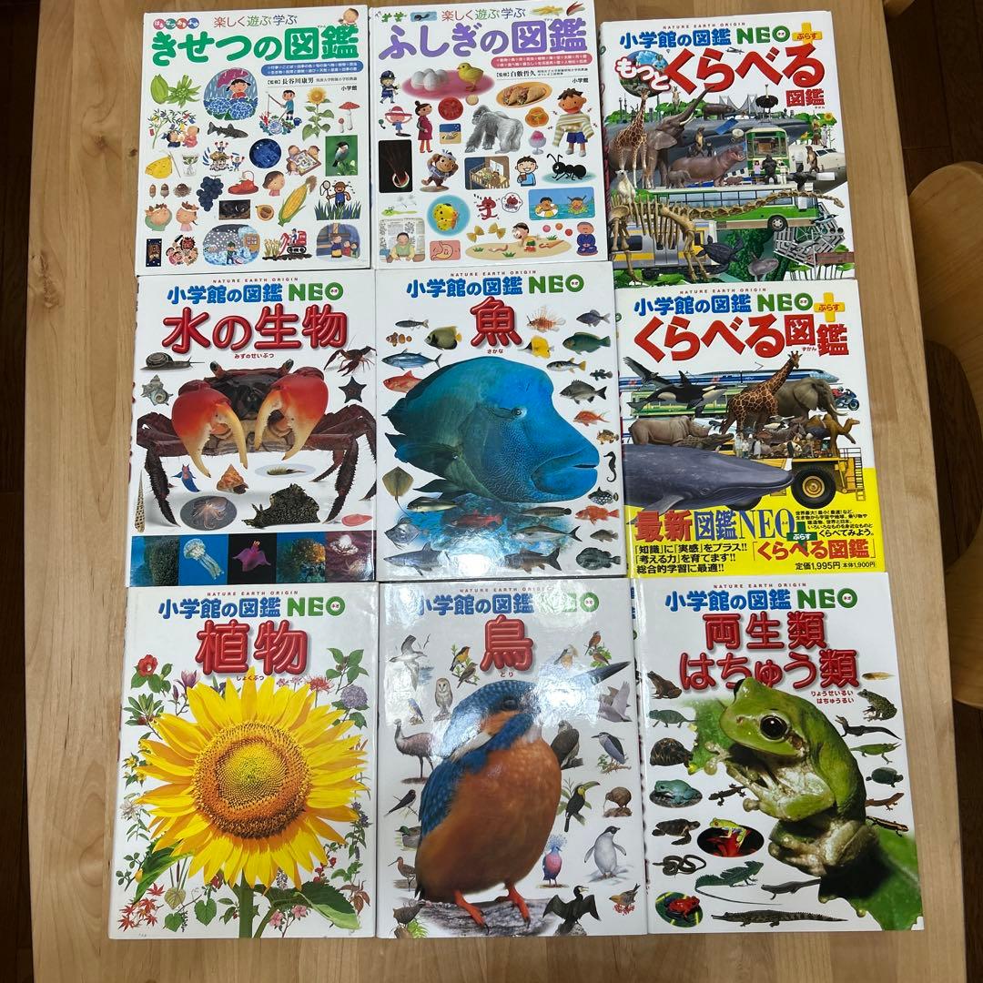 小学館の図鑑NEO5冊＋プラス2冊＋プレ2冊セット