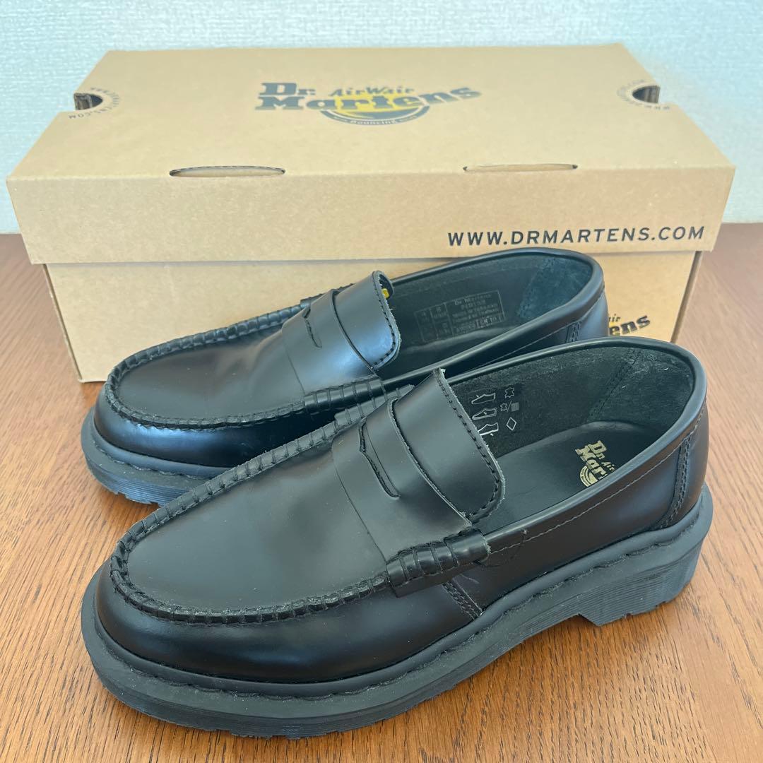 ドクターマーチン ペントン ローファー UK4/23~23.5㎝ オールブラック