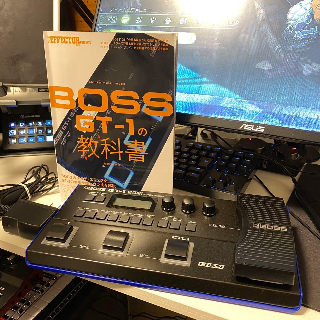 BOSS GT-1 ギターエフェクター 教科書付き