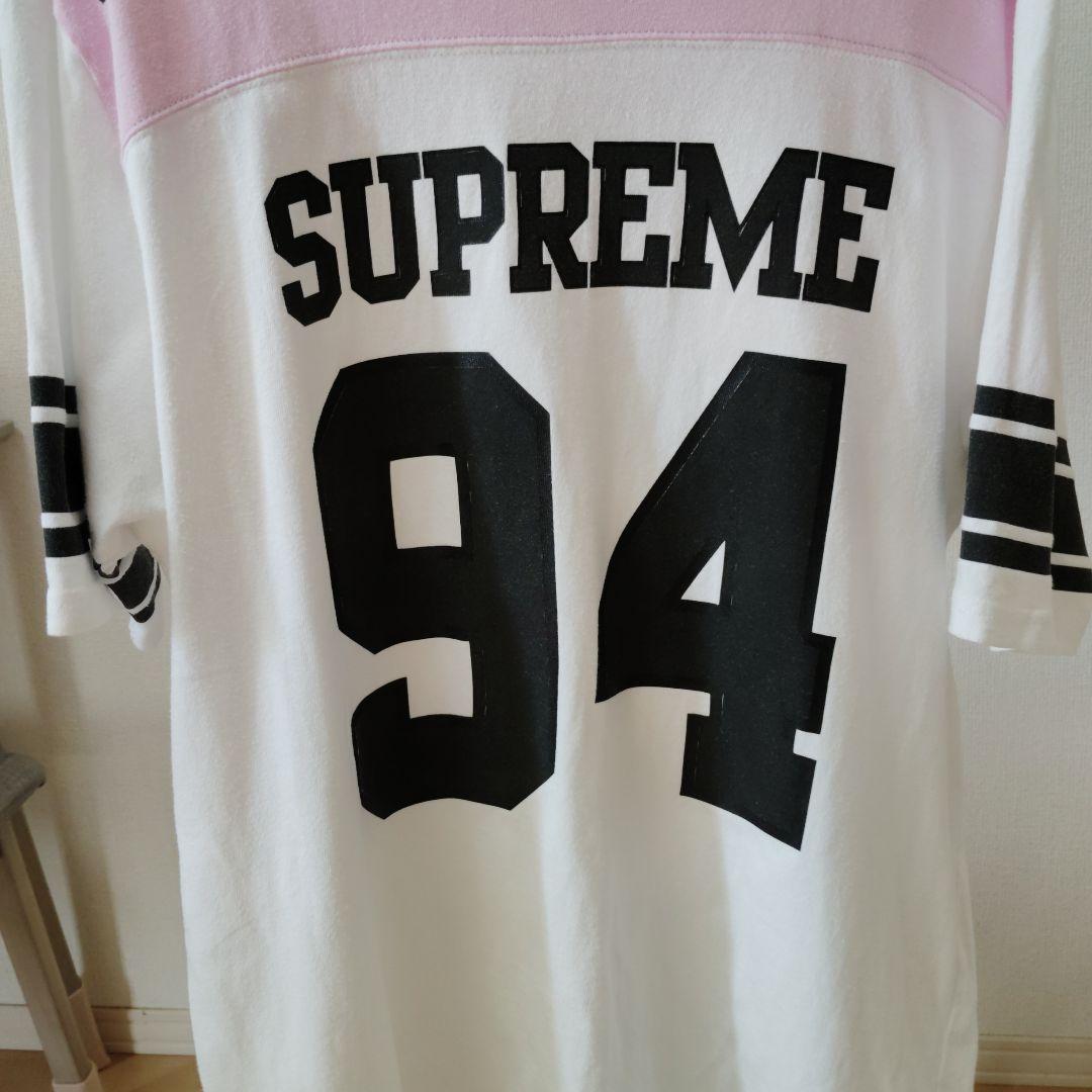 supremeフットボールシャツ激レアカラー　サイズＬ