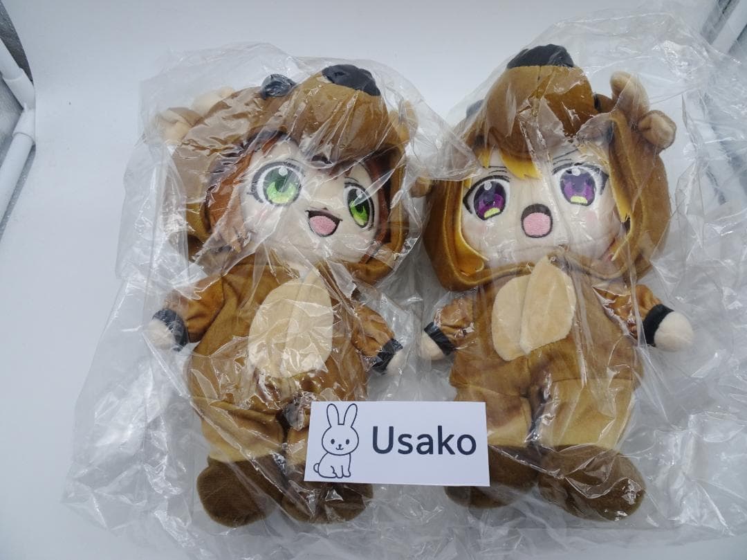 きぐるみ ぬいぐるみ しかのこのこのここしたんたん 鹿乃子のこ 虎視虎子 セット