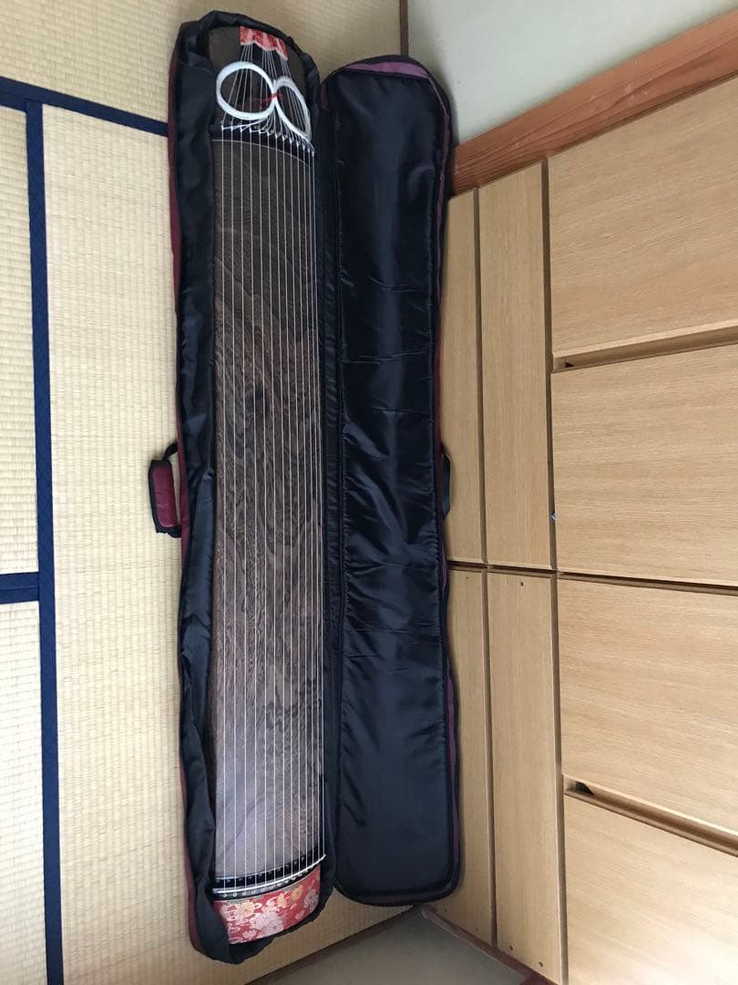 やっさん 13弦琴セット（琴本体、琴カバー、琴爪、琴柱など）