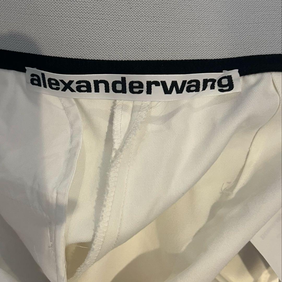 alexanderwang アレキサンダーワン ハイウェストロゴショートパンツ