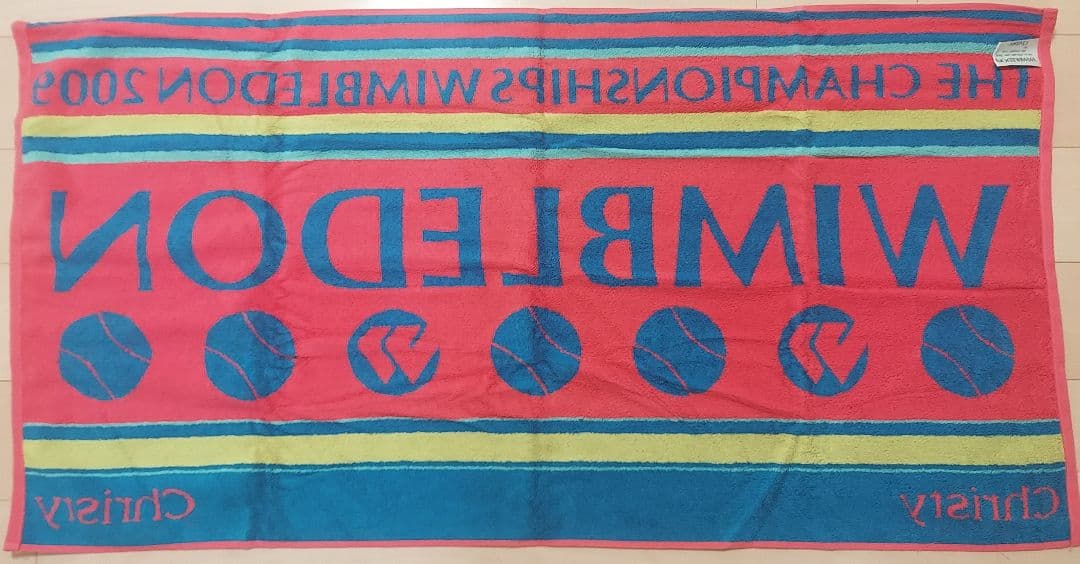 ウィンブルドン　2009年選手用バスタオル