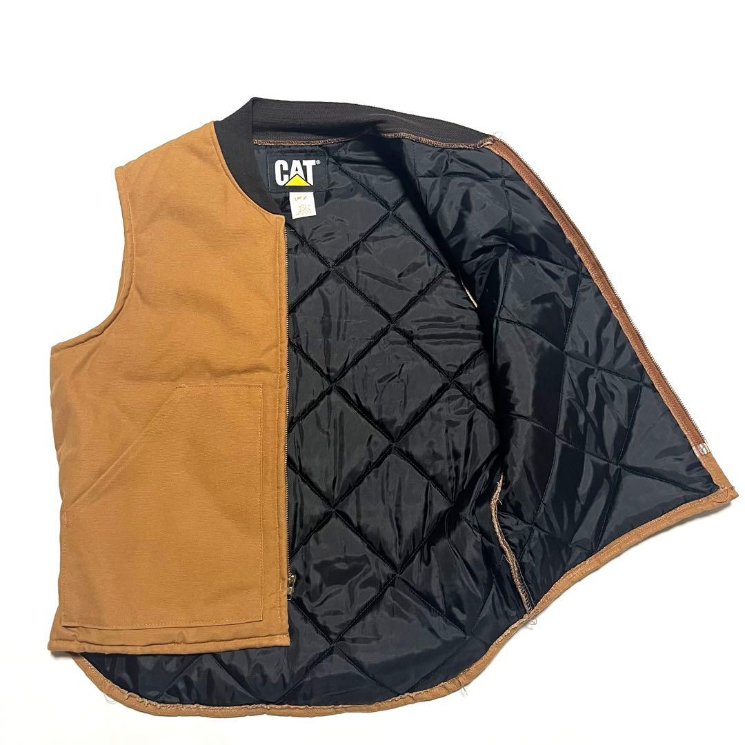 80s CAT CATERPILLAR キャタピラー ダッグベスト USA製