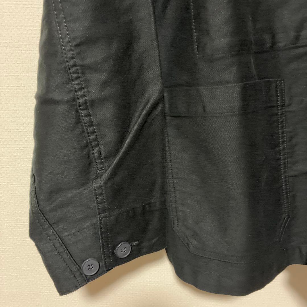【新品】無印良品 モールスキン カバーオール 黒 Mサイズ