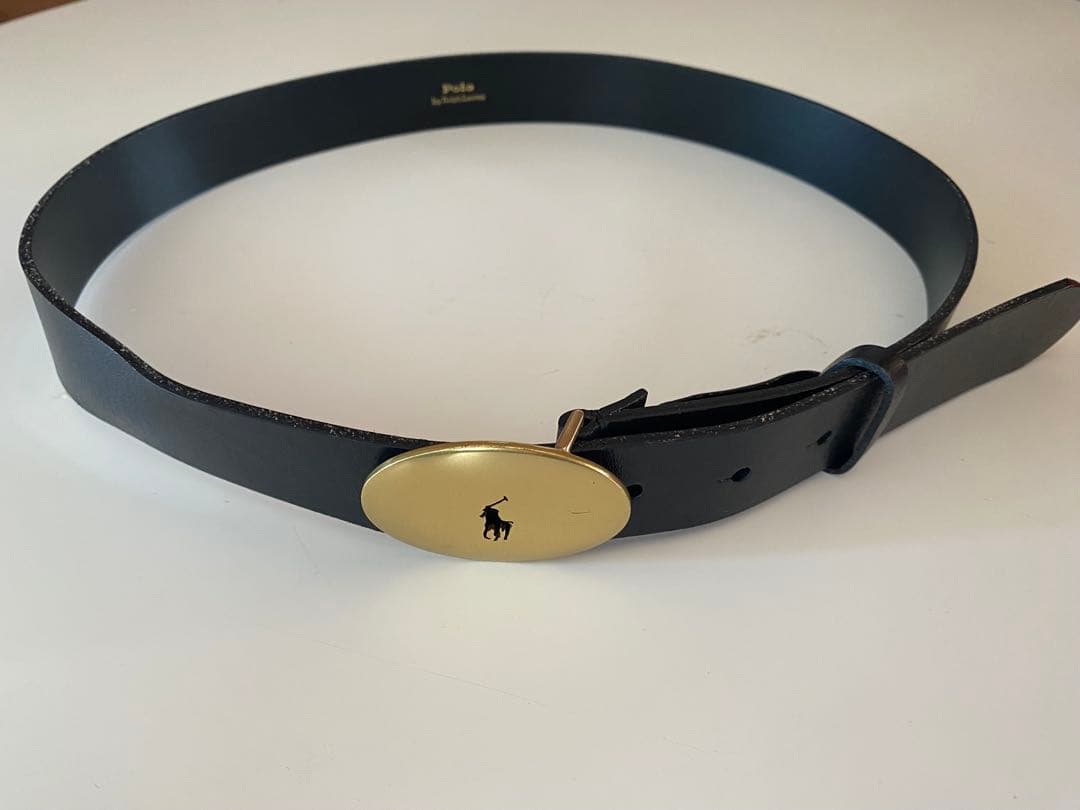 ポロラルフローレン　オーバルバックルベルト