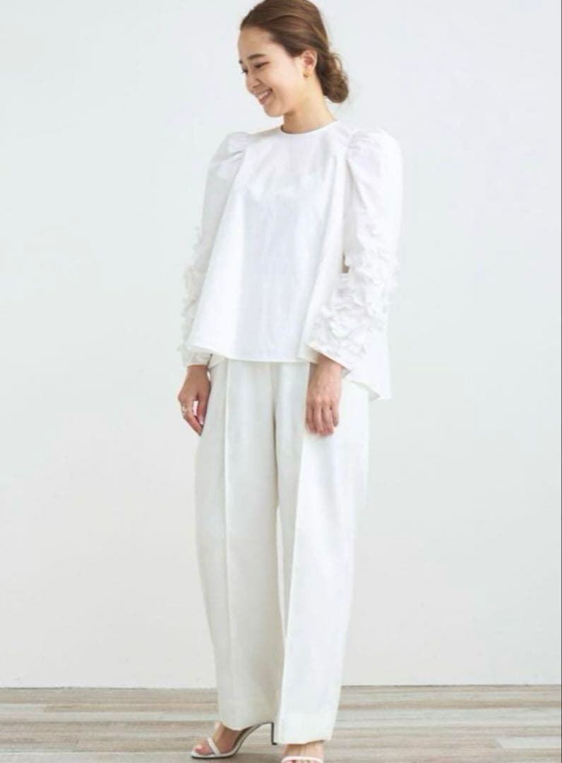 【美品】shirocon yori パフュームブラウス ホワイト 34