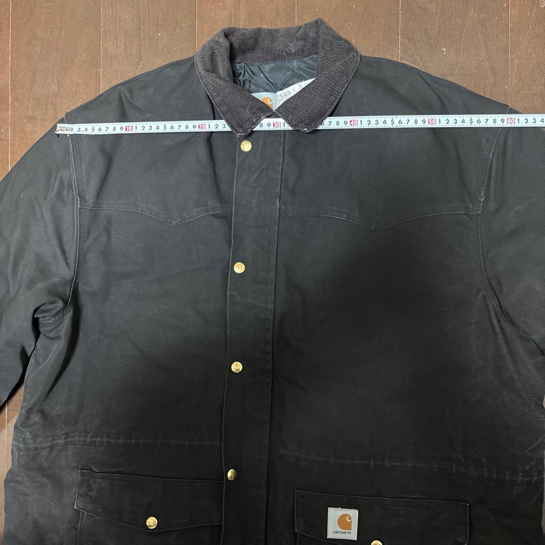 Carhartt ブラック カバーオール