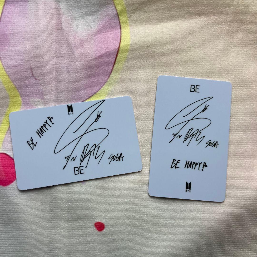 BTS BE 未公開 ラキドロ 韓国限定 SUGA ユンギ トレカ 2枚