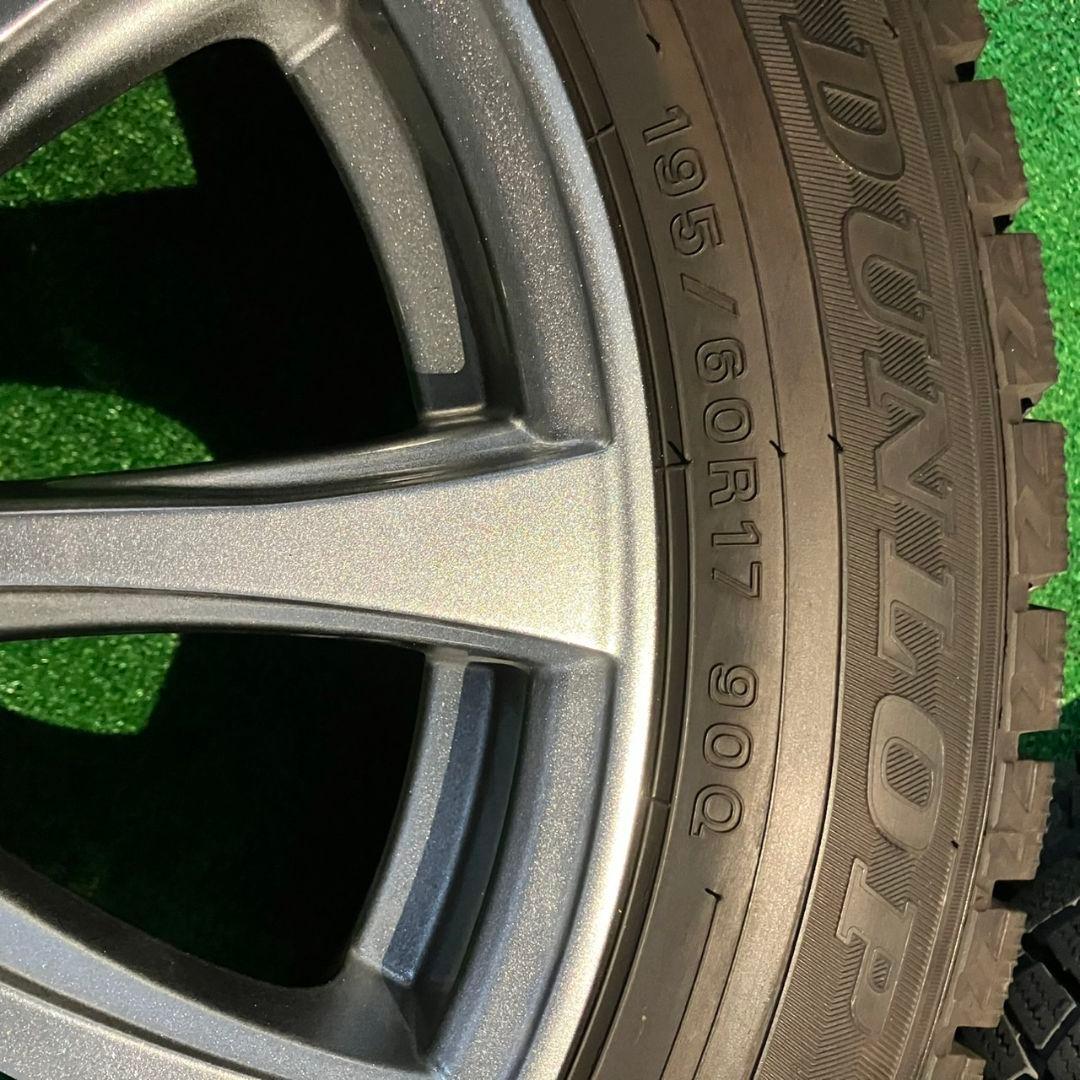 送料込 195/60R17 スタッドレスタイヤホイール4本セット ライズ(HV)