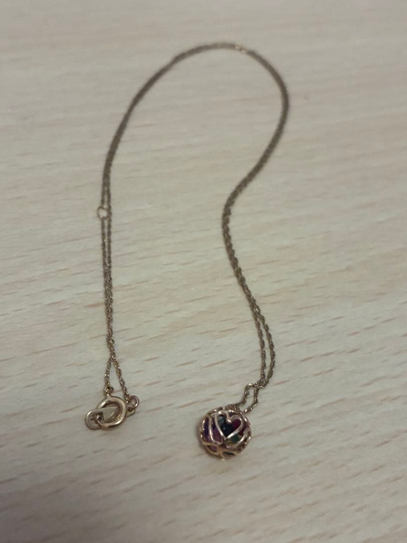 k10 アミュレットネックレス　7色天然石　厄除け　お守り