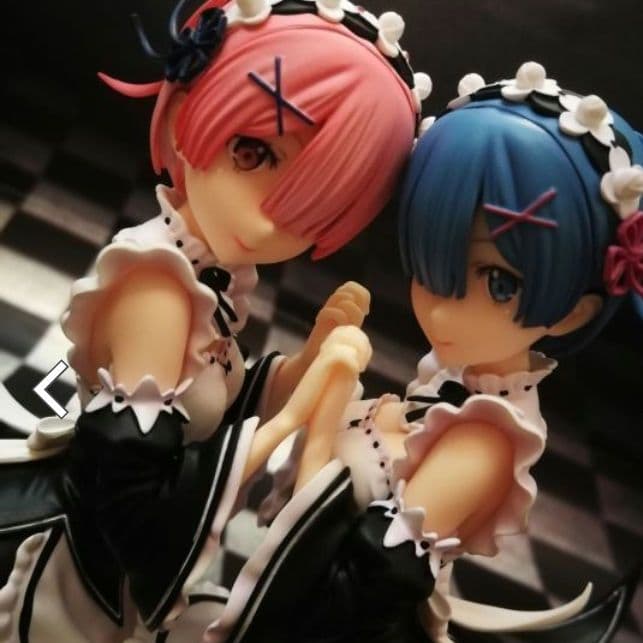 希少 鶴の館 ガレージキット 完成品 レム ラム Re:ゼロから始める異世界生活