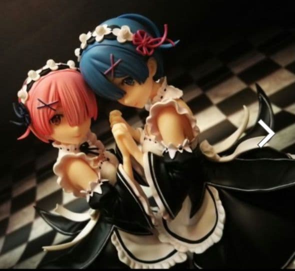 希少 鶴の館 ガレージキット 完成品 レム ラム Re:ゼロから始める異世界生活