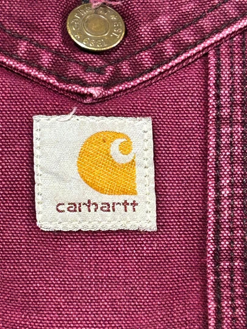 90s カーハート トラッカージャケット jb181 ワインレッド XL