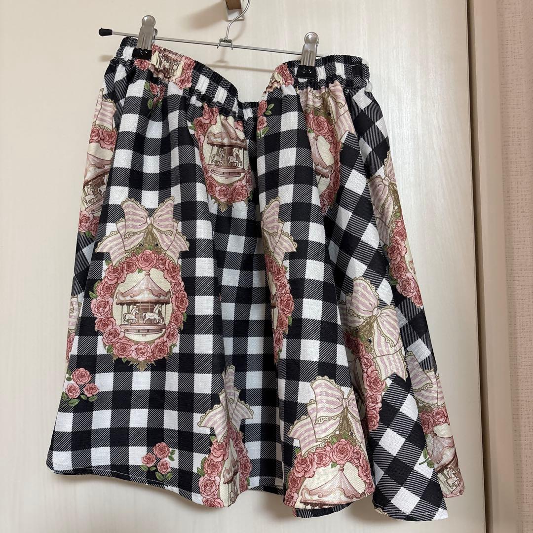 Palelfy ギンガム柄浴衣・帯セット 浴衣ドレス パルエルフィ