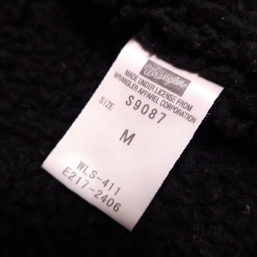 Wrangler 11MJZ コーデュロイ ボアジャケット 黒ブラック ラングラ