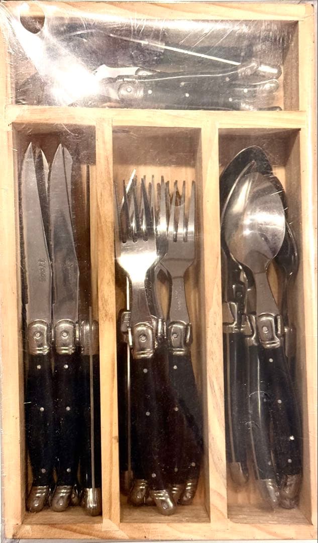 Laguiole カトラリーセット 24点 ステンレススチール