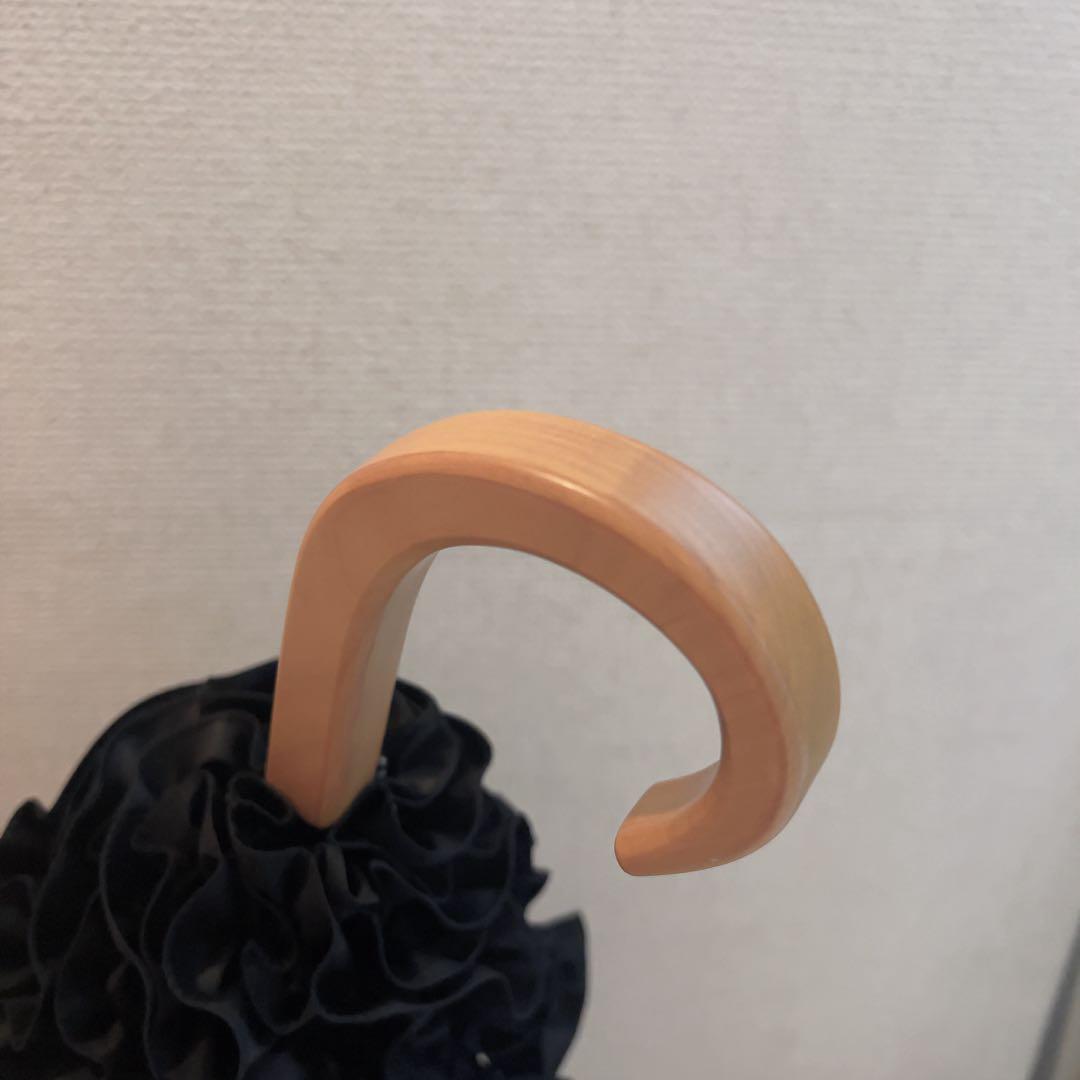 【最終値下げ】サンバリア 100⭐︎長傘Sサイズ フリル(ブラック)