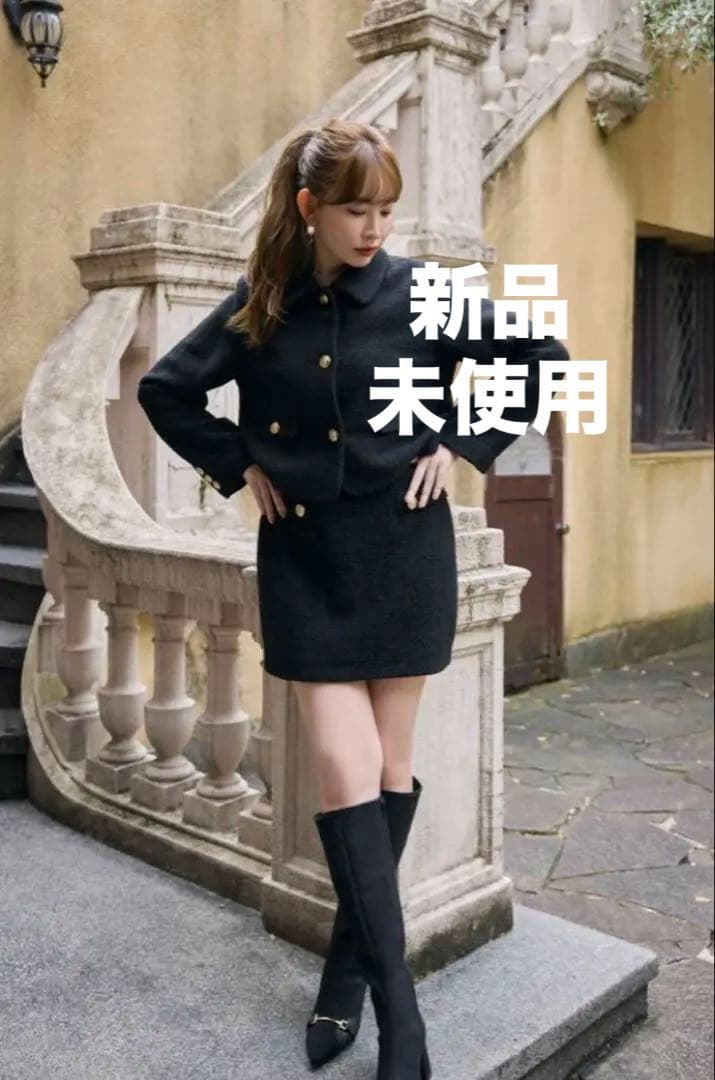 herlipto  Boucle Mini Skirt M 新品